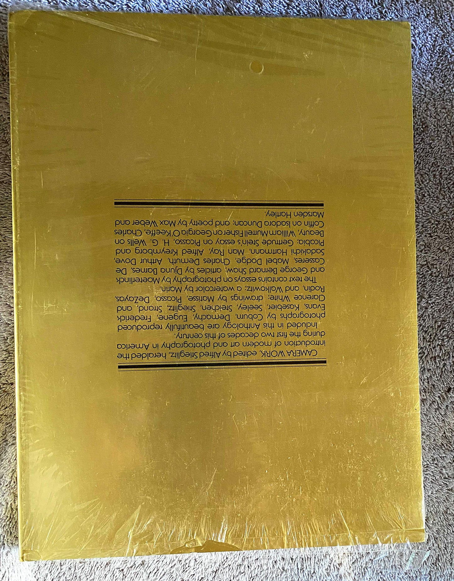 Camera Work: A Critical Anthology book cover