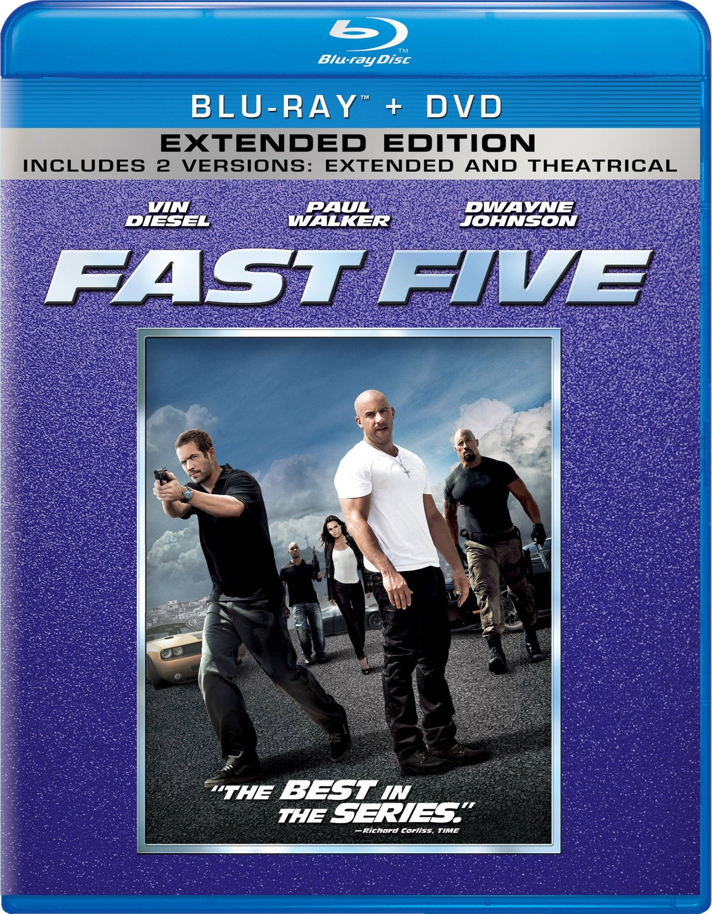 Fast Five Blu Ray/DVD/DC Combo Pack (DVD & Digital Copy Included)