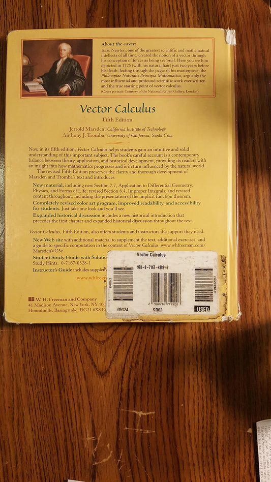 Vector Calculus