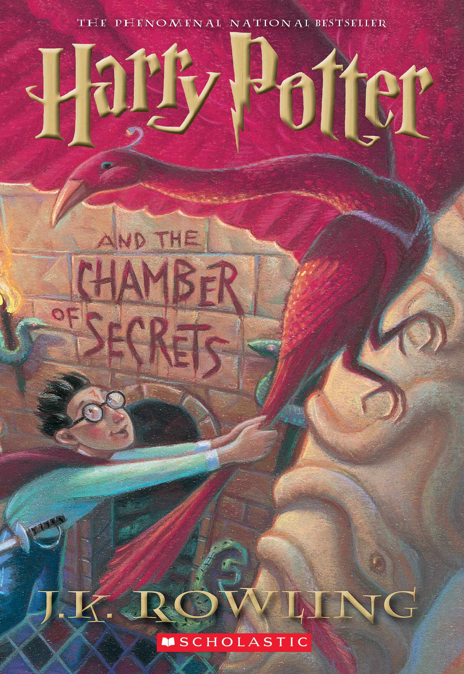 Harry Potter and the Chamber of Secrets book cover