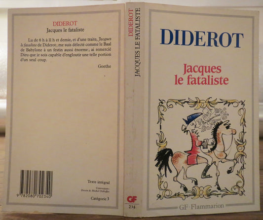 Jacques le fataliste et son maitre book cover