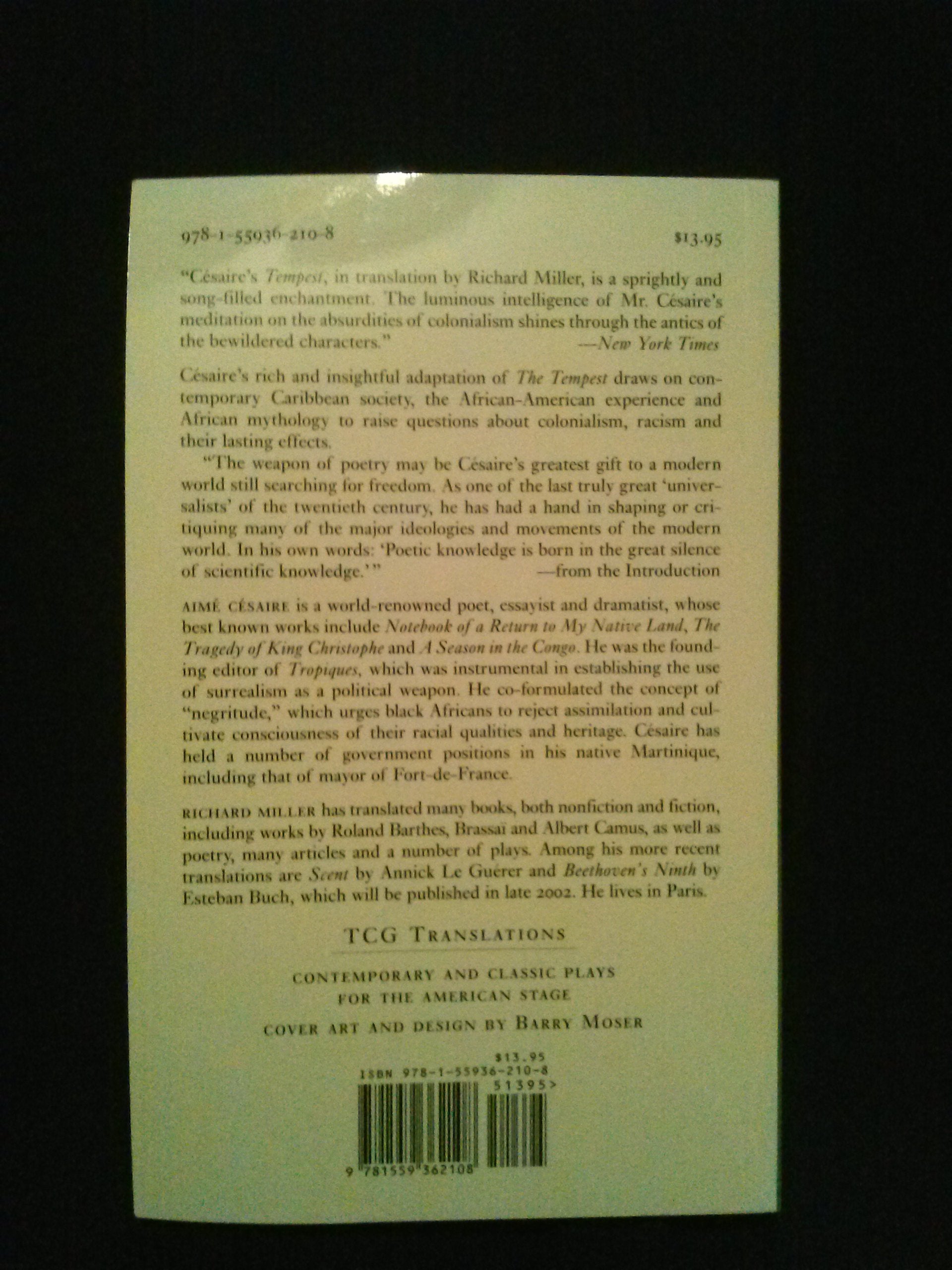 Tempest book cover