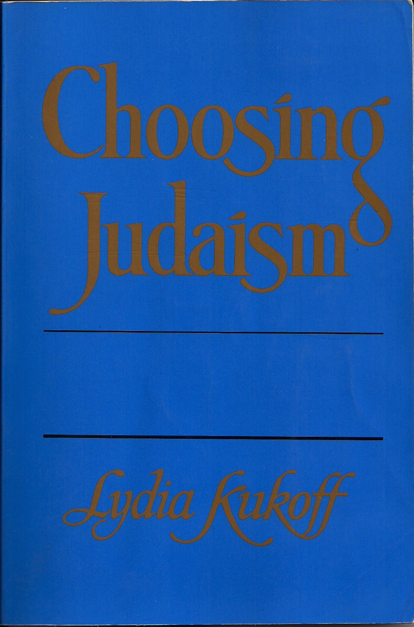 Choosing Judaism book cover