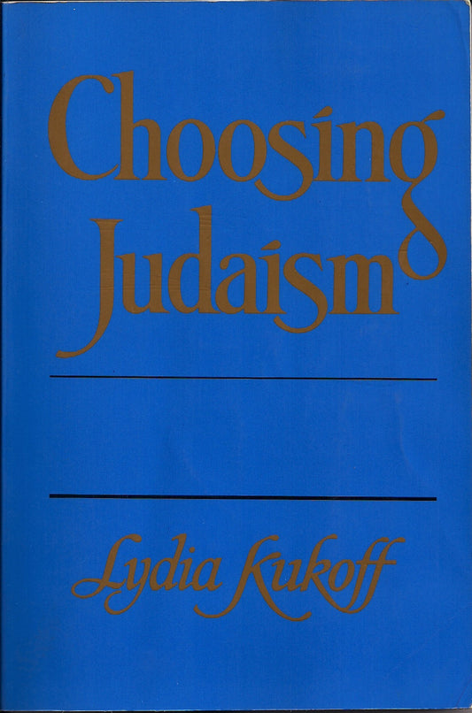 Choosing Judaism book cover