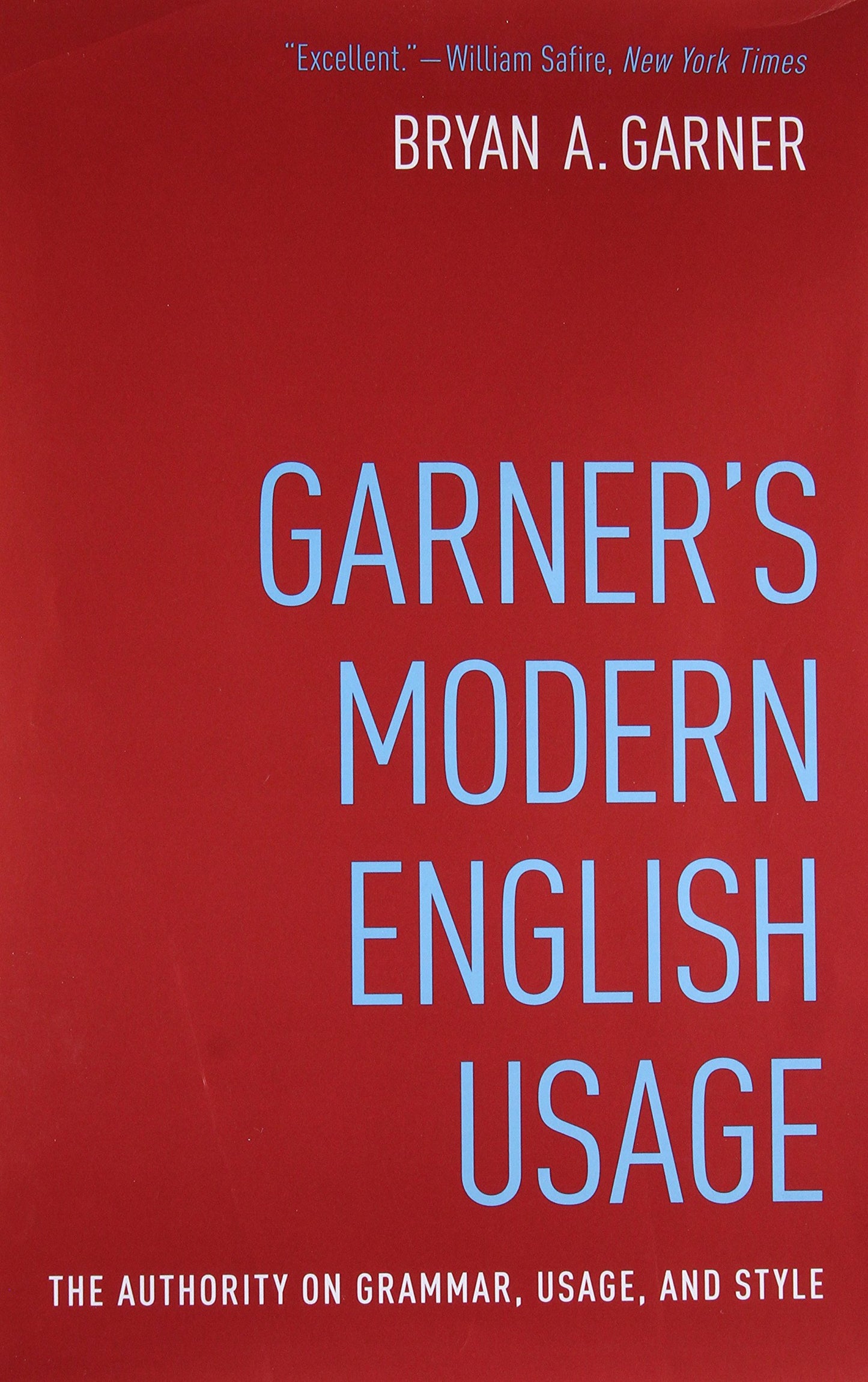 Garner's Modern English Usage book cover