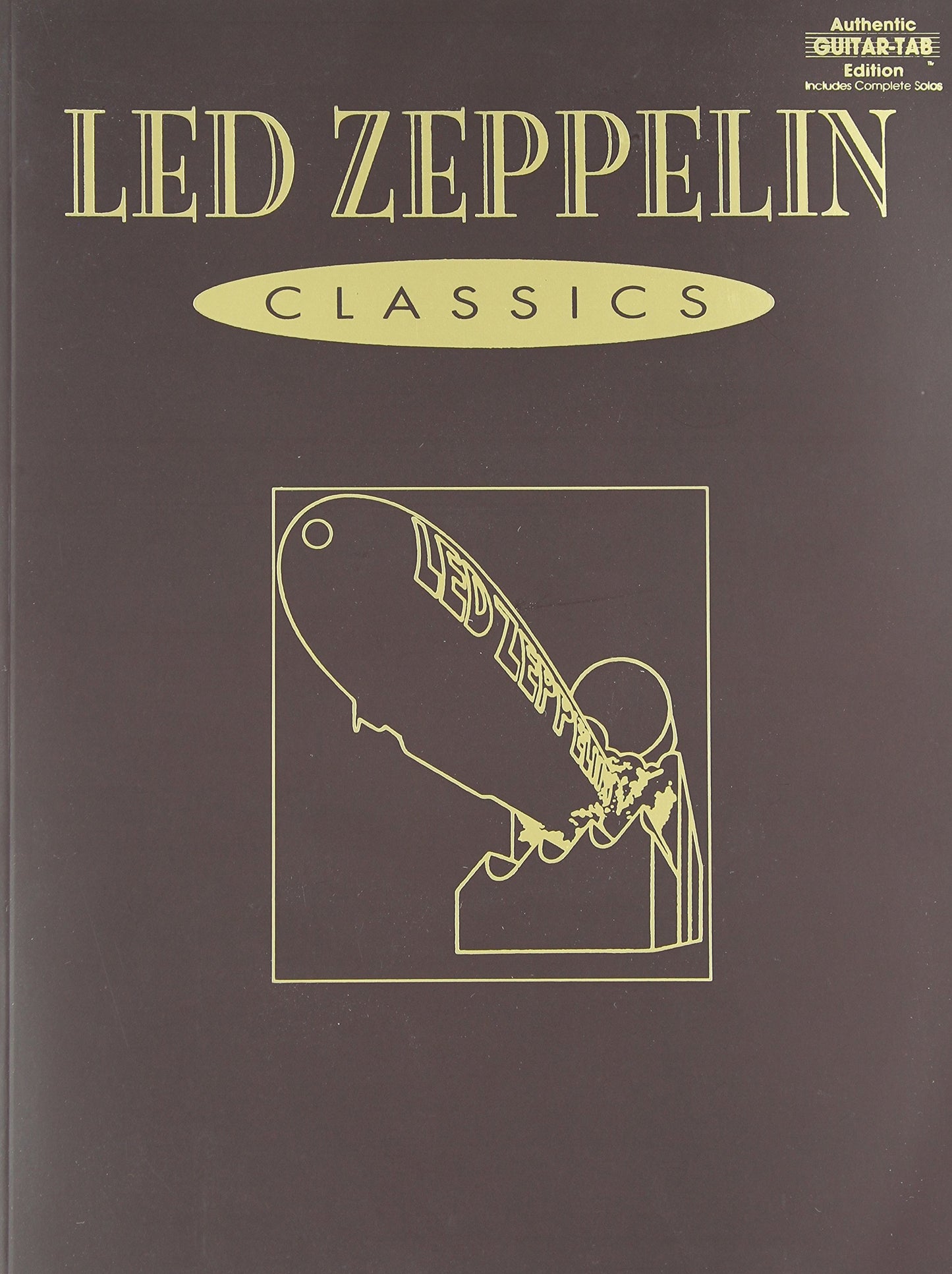 Led Zeppelin -- Classics: Authentic Guitar Tab book cover