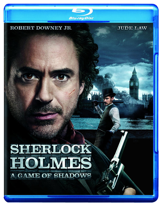 Sherlock Holmes: A Game of Shadows (Movie-Only Edition + UltraViolet Digital Copy) (Blu-ray) book cover