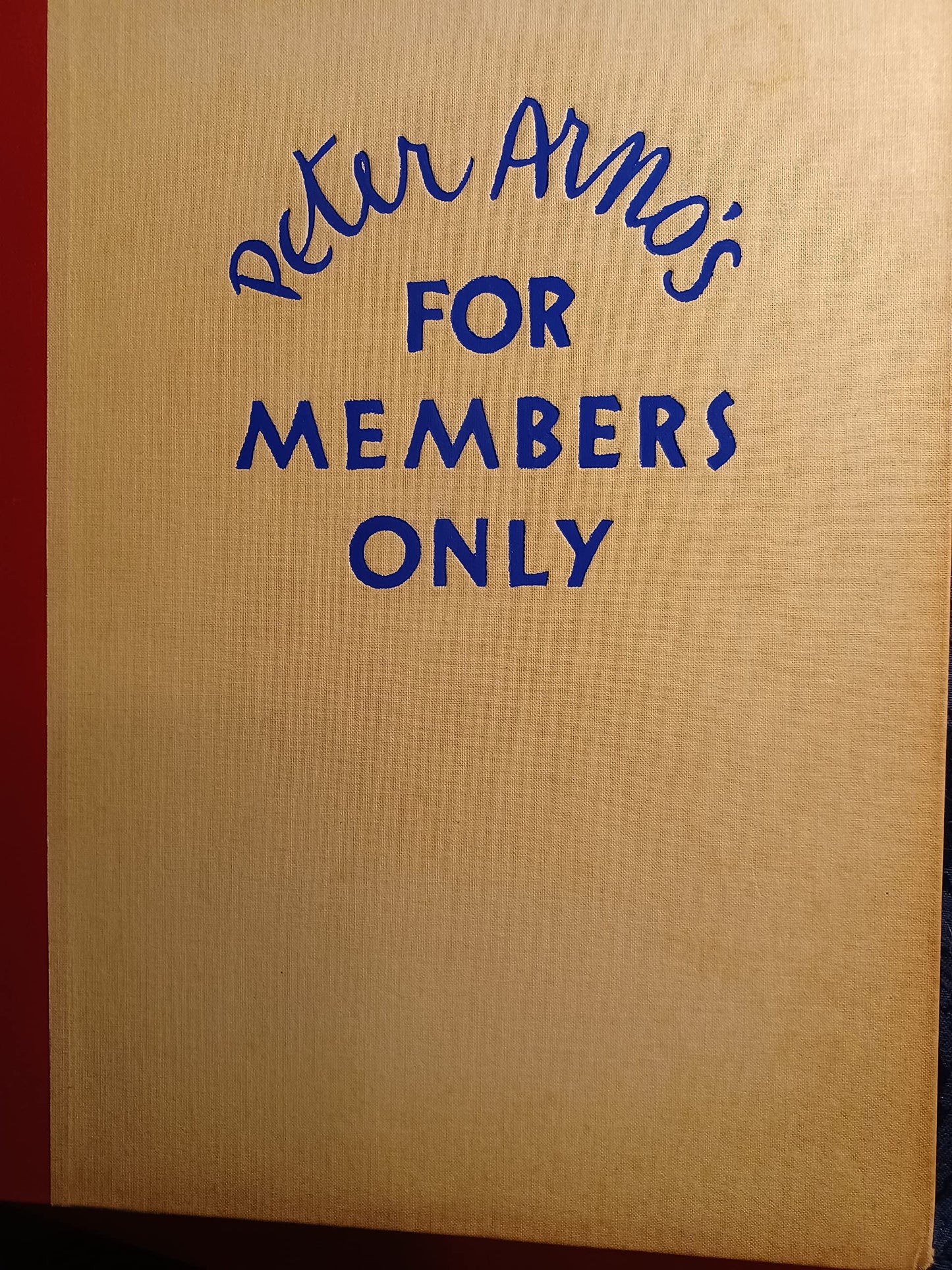 Peter Arno's For members only;