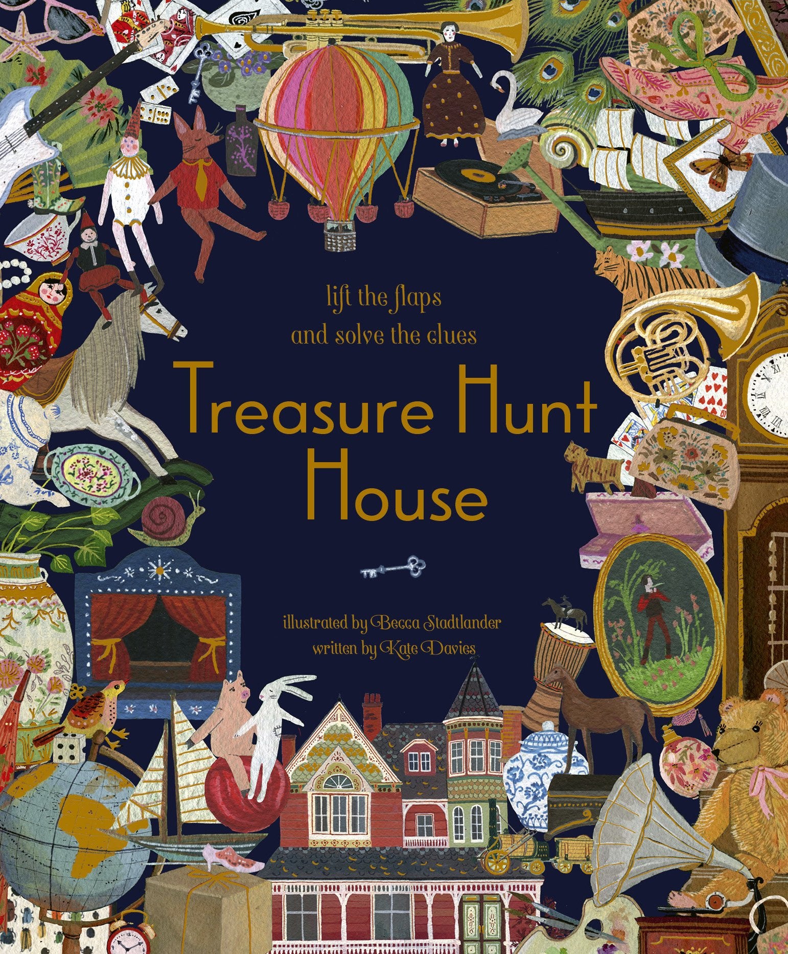 Treasure Hunt House: Lift the Flaps and Solve the Clues... book cover