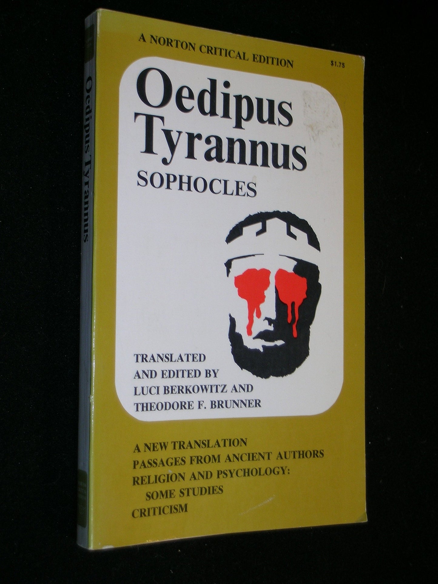 Oedipus Tyrannus book cover