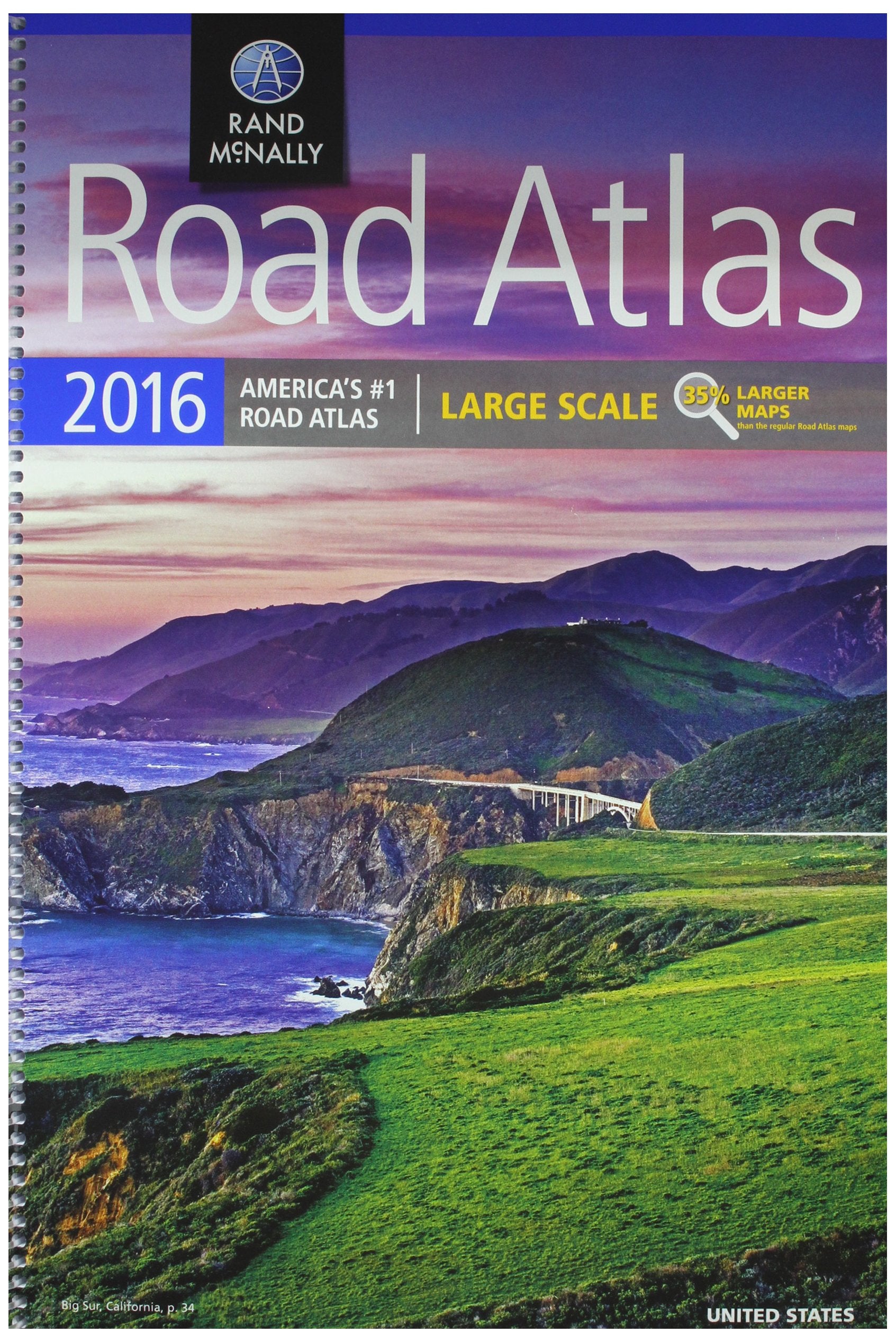 Road Atlas Large Scale (2016) book cover