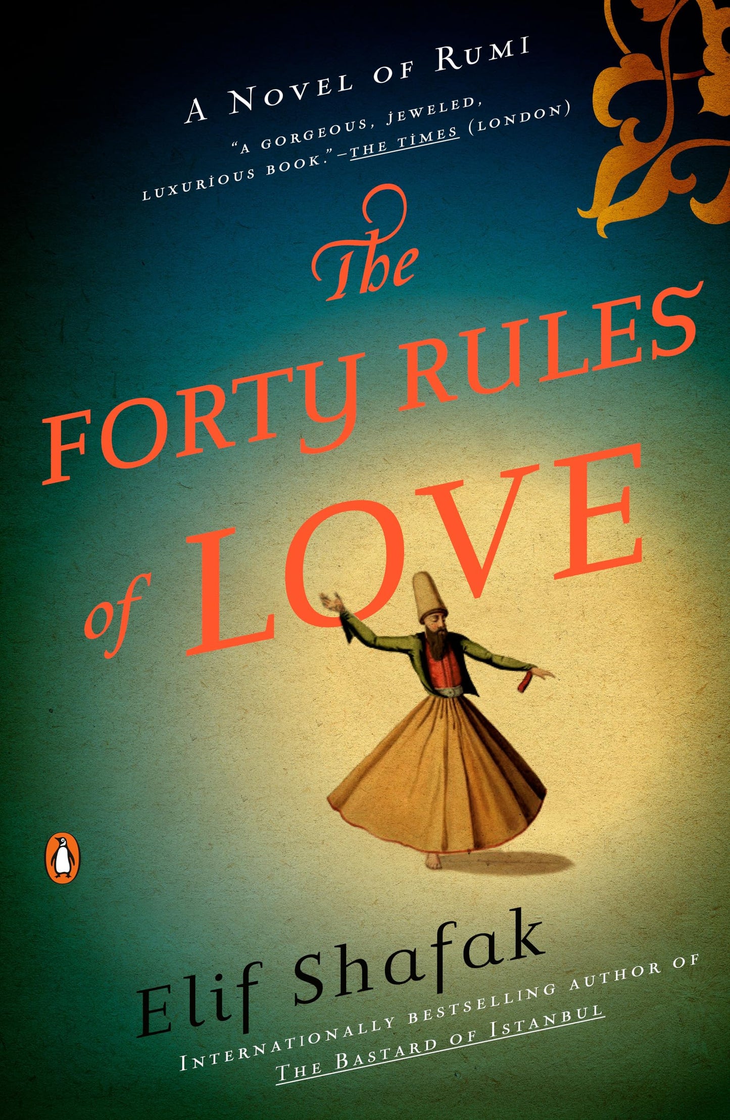 Forty Rules of Love: A Novel of Rumi book cover
