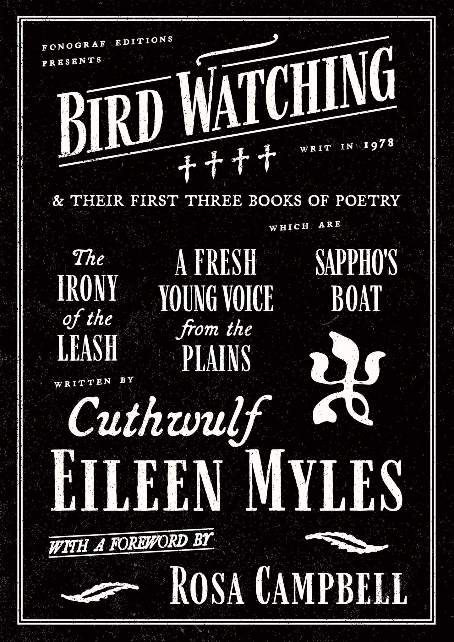 Bird Watching & Their First Three Books of Poetry book cover