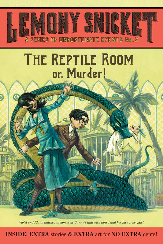 Series of Unfortunate Events #2: The Reptile Room book cover
