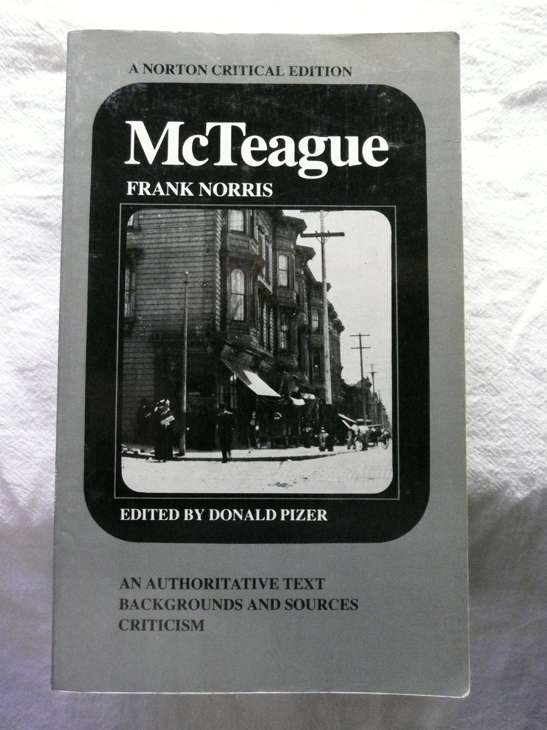 McTeague: A Story of San Francisco : An Authoritative Text, Backgrounds and Sources, Criticism (A Norton Critical Edition) book cover