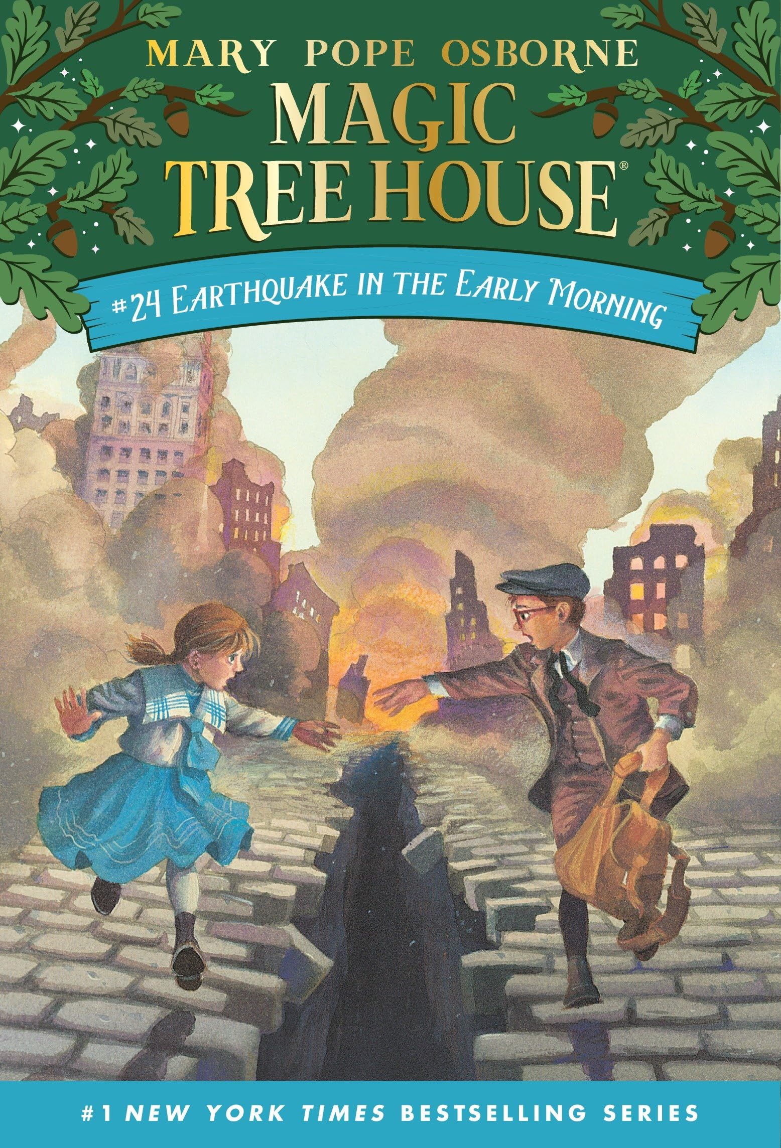 Earthquake in the Early Morning (Magic Tree House #24) (Magic Tree House (R)) book cover