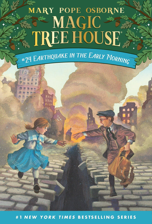 Earthquake in the Early Morning (Magic Tree House #24) (Magic Tree House (R)) book cover