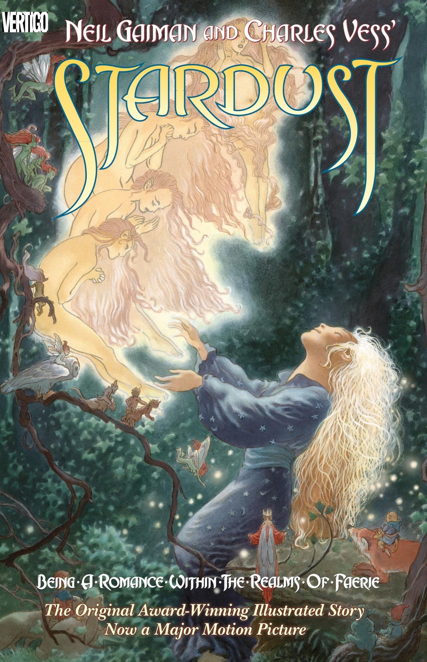 Neil Gaiman and Charles Vess' Stardust book cover