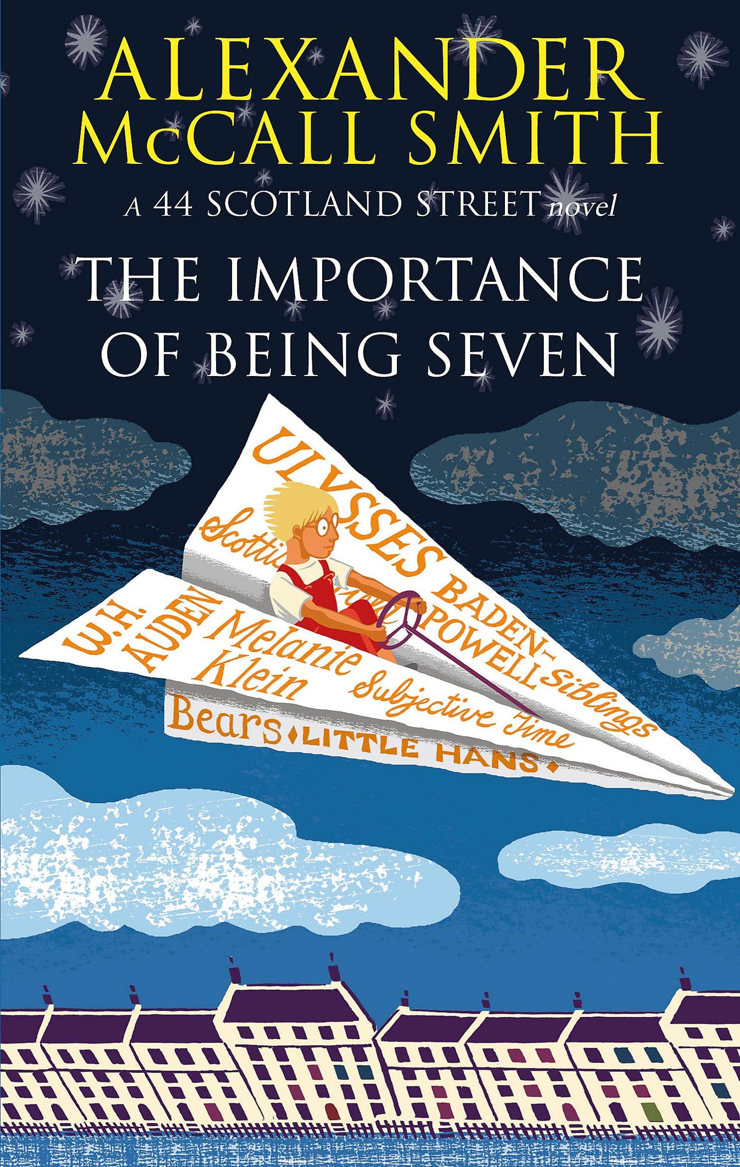 Importance of Being Seven. Alexander McCall Smith book cover
