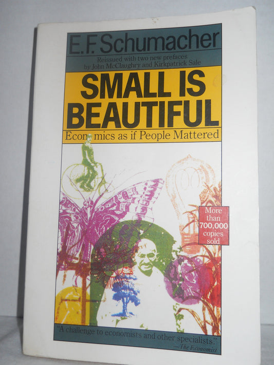 Small Is Beautiful: Economics as If People Mattered book cover