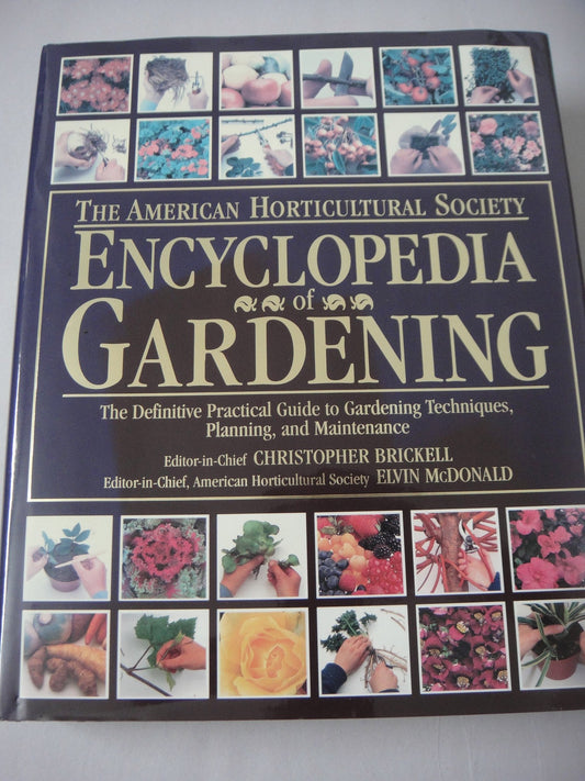 American Horticultural Society Encyclopedia of Gardening (American) book cover