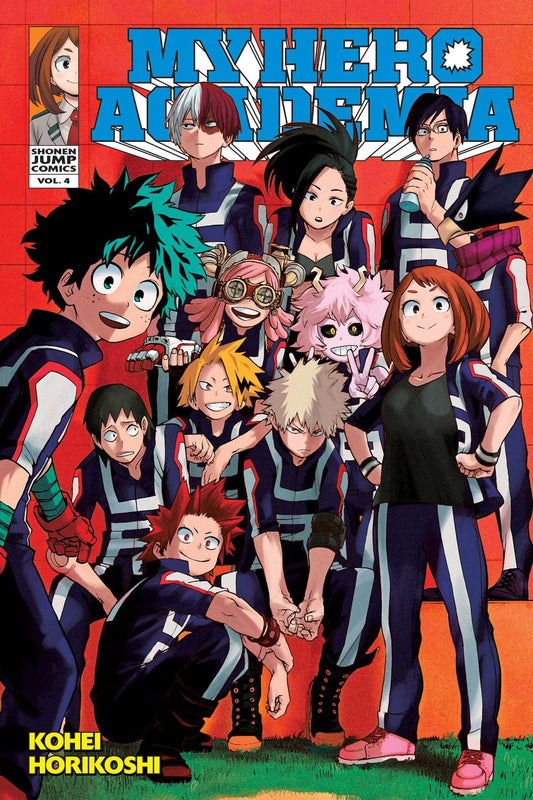 My Hero Academia, Vol. 4, 4 book cover