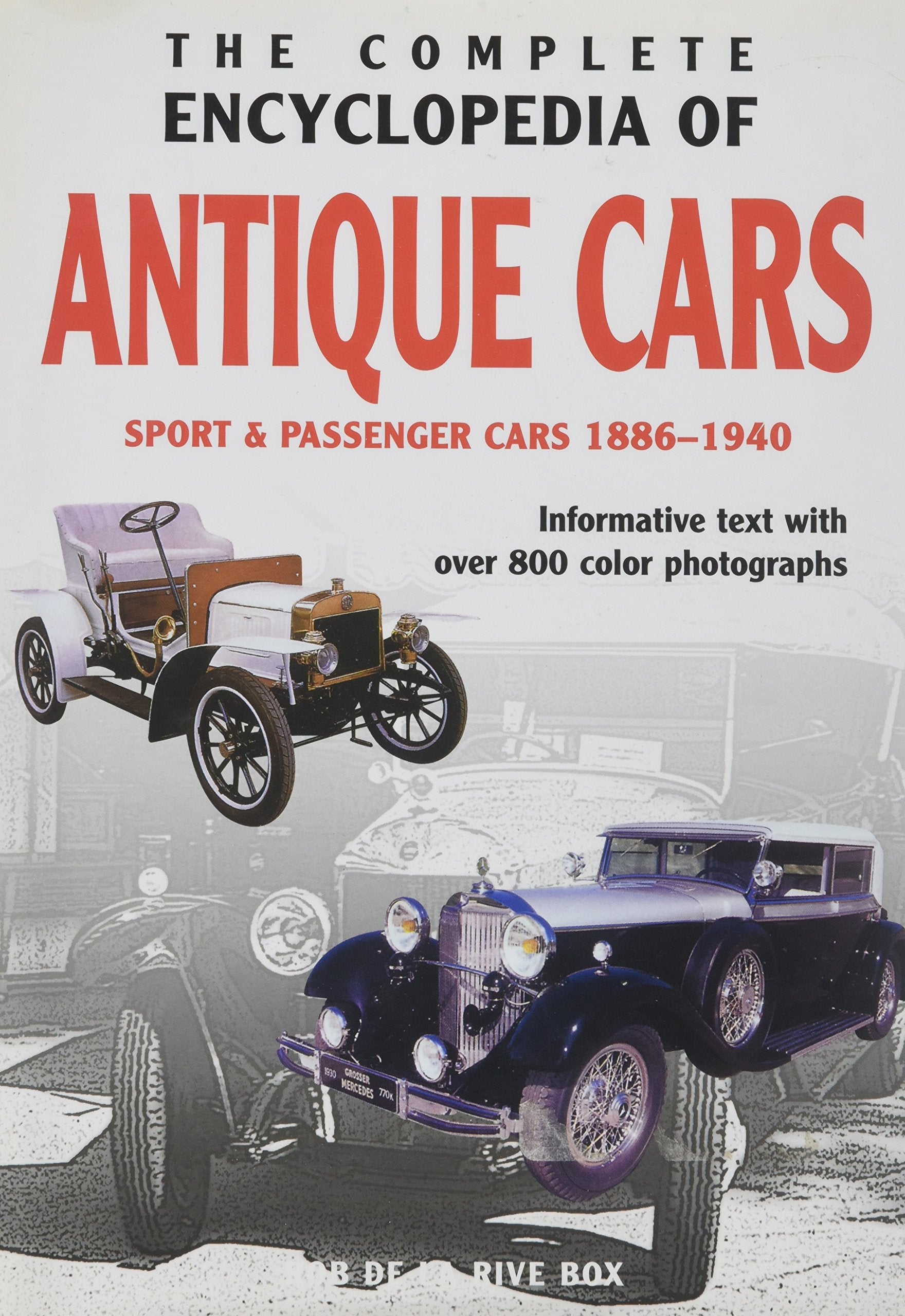 Comp Ency Antique Cars New Jacket book cover