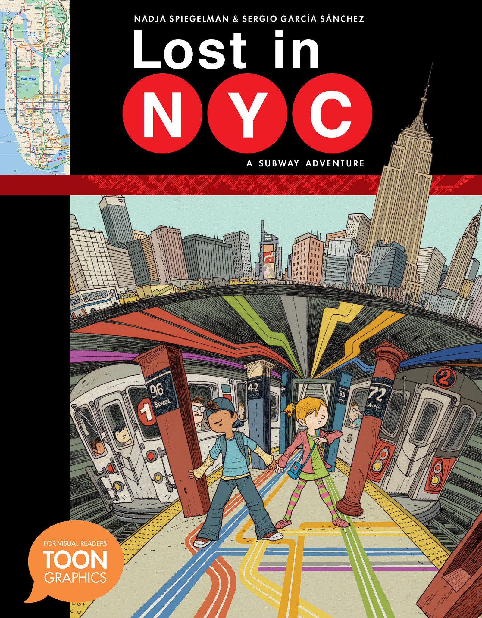 Lost in Nyc: A Subway Adventure: A Toon Graphic book cover