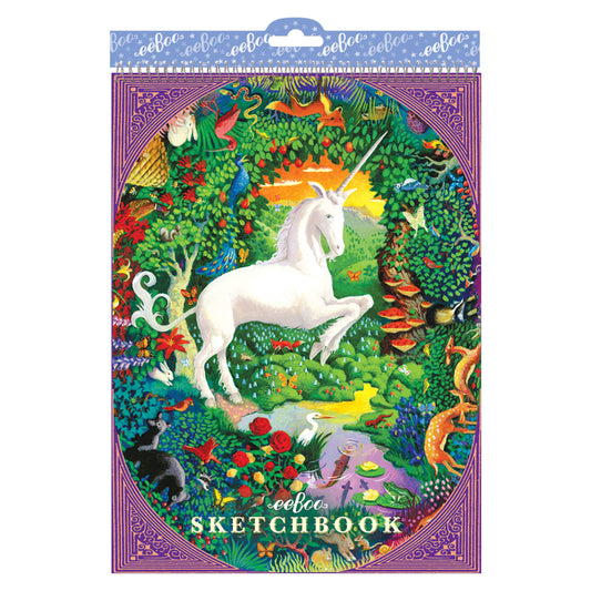 eeBoo: Unicorn Sketchbook/60 Pages Unicorn Sketchbook/60 Pages, Inspires Artists of All Ages, Allows Doodling, Coloring, Sketching, or Artwork