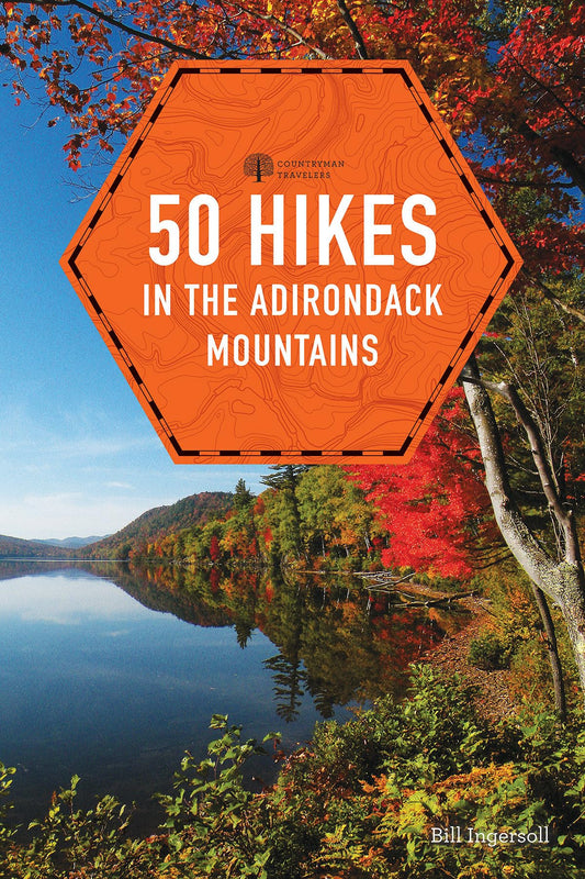 50 Hikes in the Adirondack Mountains book cover