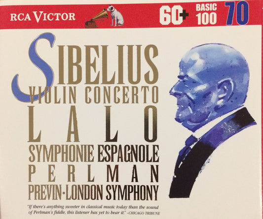 Sibelius: Violin Concerto/Lalo: Symphonie Epagnole (RCA Victor Basic 100, Vol. 70) book cover