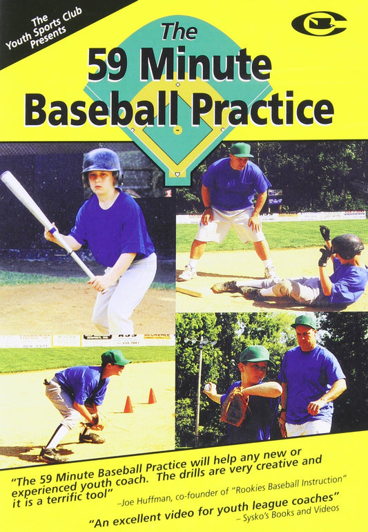 Baseball Coaching:The 59 Minute Baseball Practice book cover