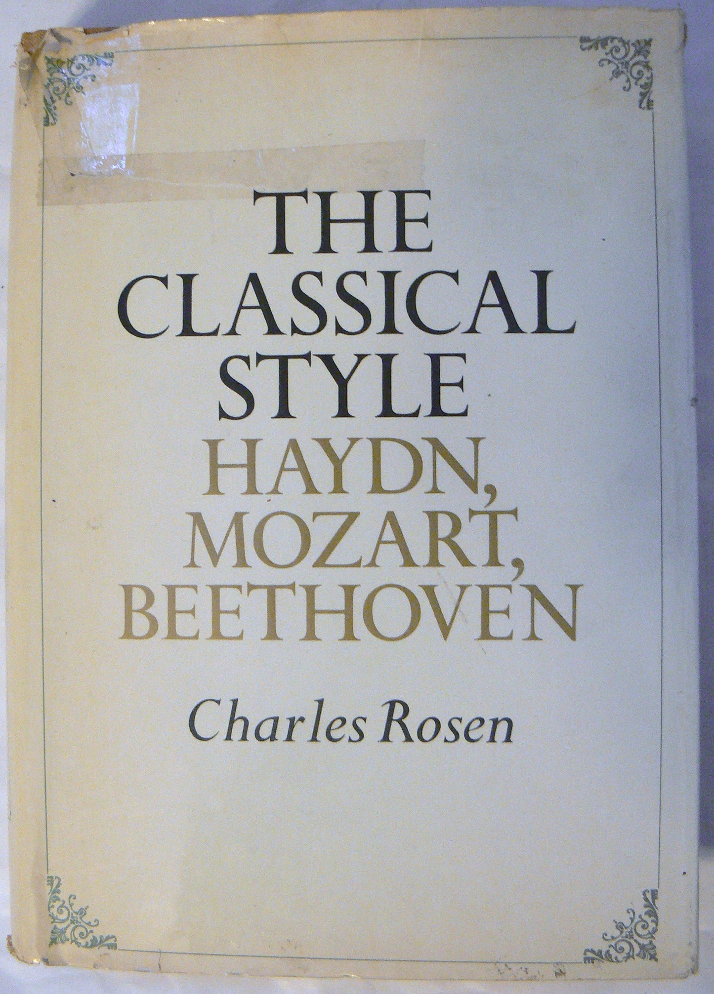 The Classical Style: Haydn, Mozart, Beethoven book cover