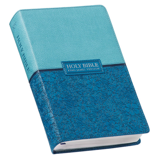 KJV Giant Print Lux-Leather Blue
