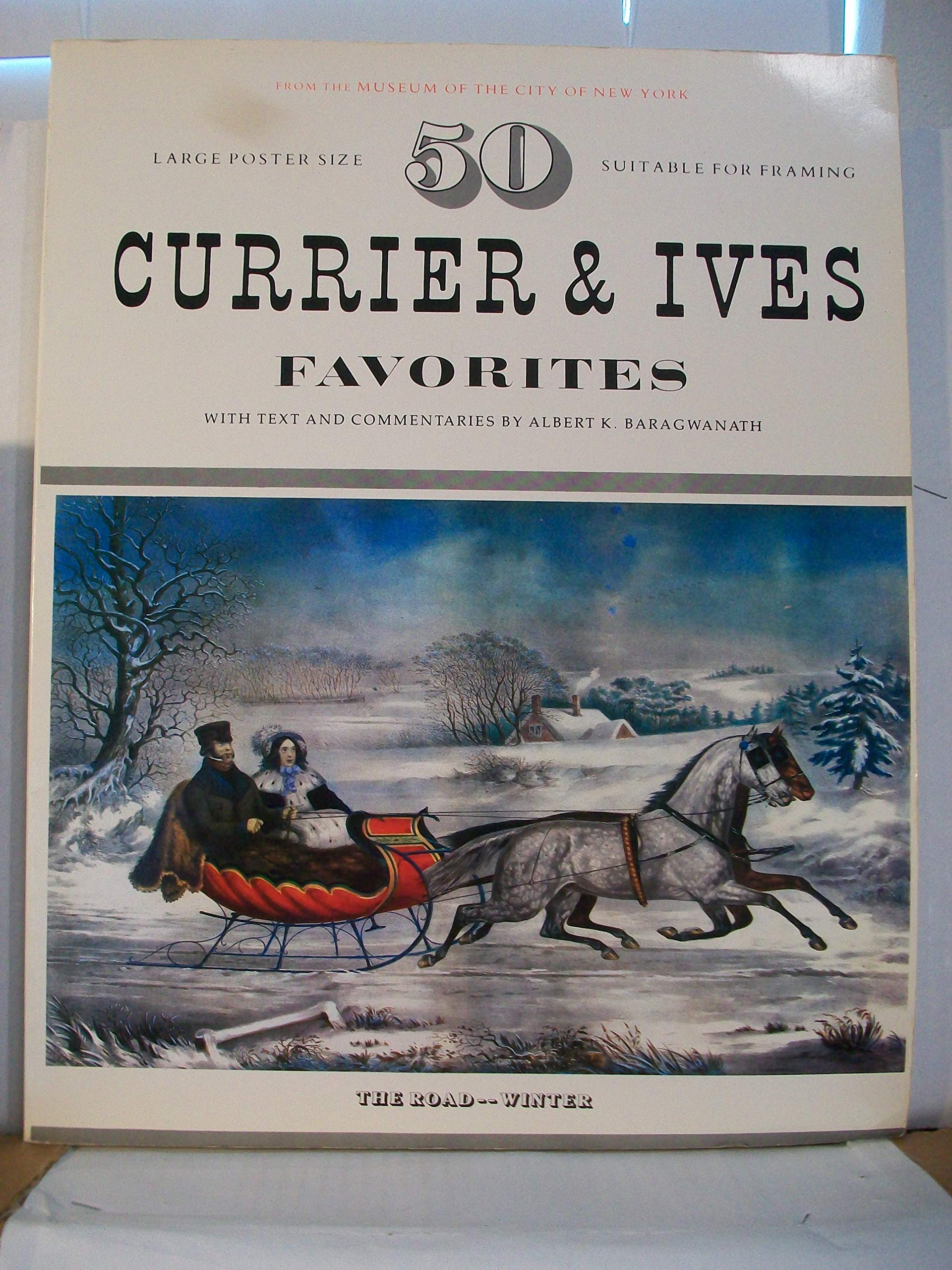 50 Currier & Ives favorites, from the Museum of the City of New York book cover