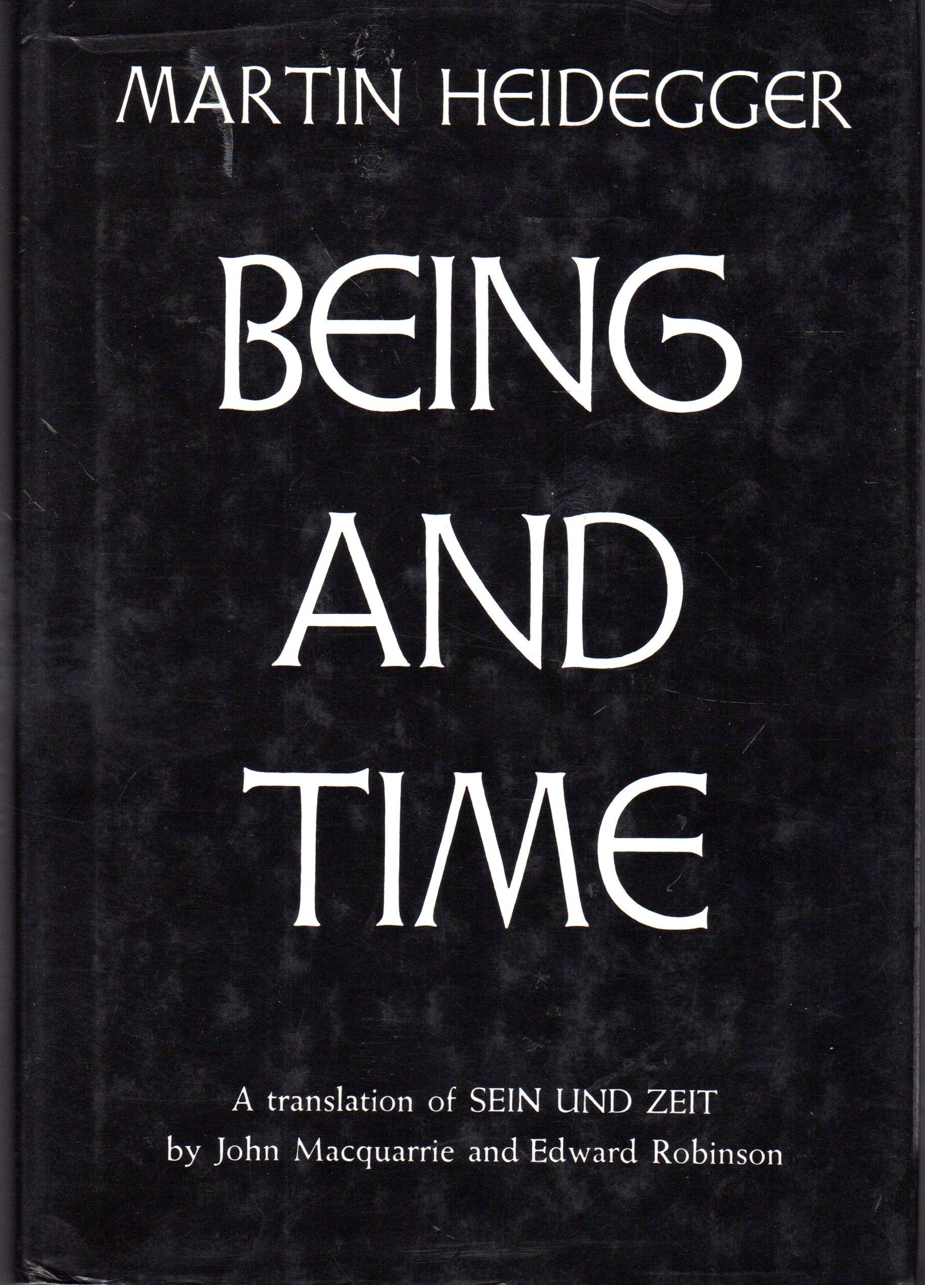 Being and Time book cover