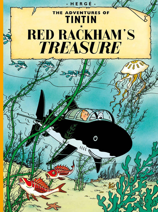 Red Rackham's Treasure. Herg book cover
