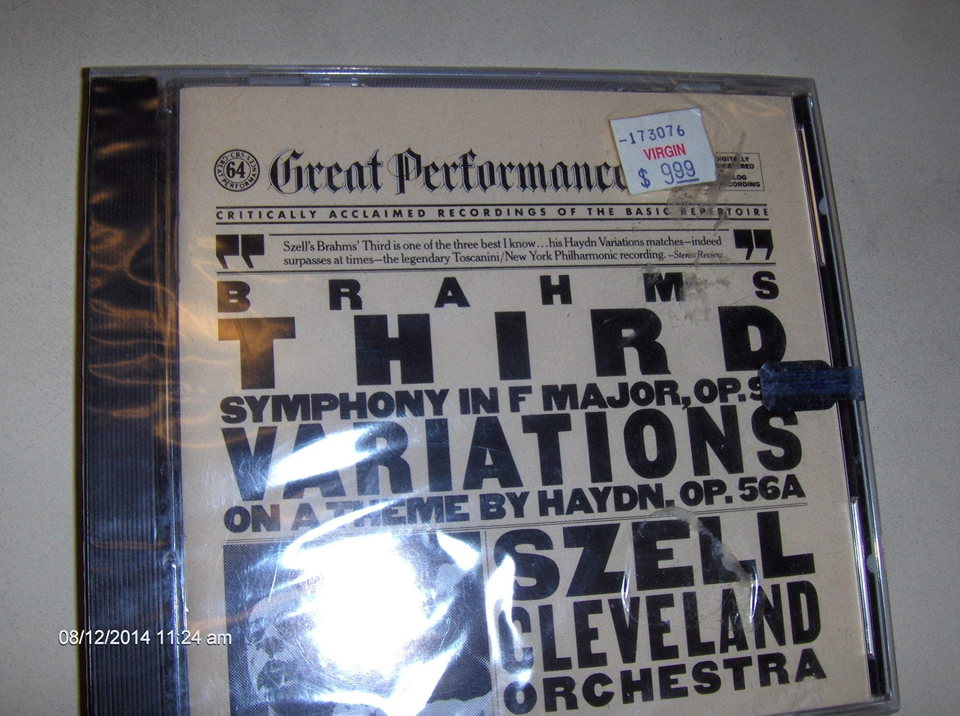 Brahms: Symphony No. 3; Variations on a Theme by Haydn (Great Performances) book cover