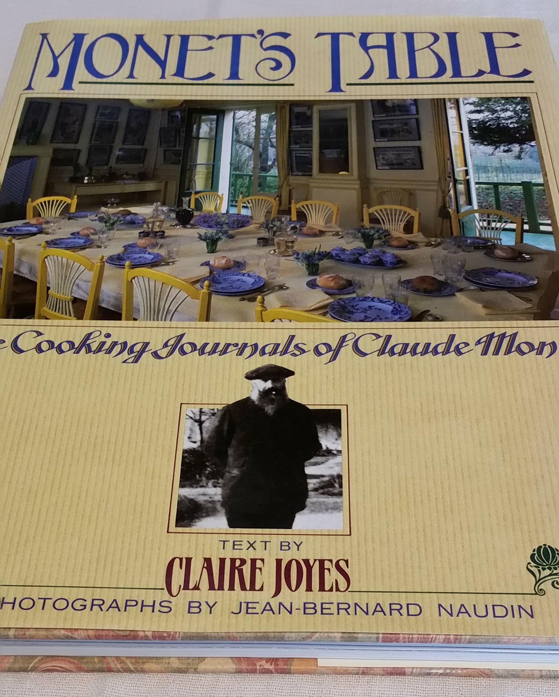 Monet's Table: The Cooking Journals of Claude Monet (English) book cover