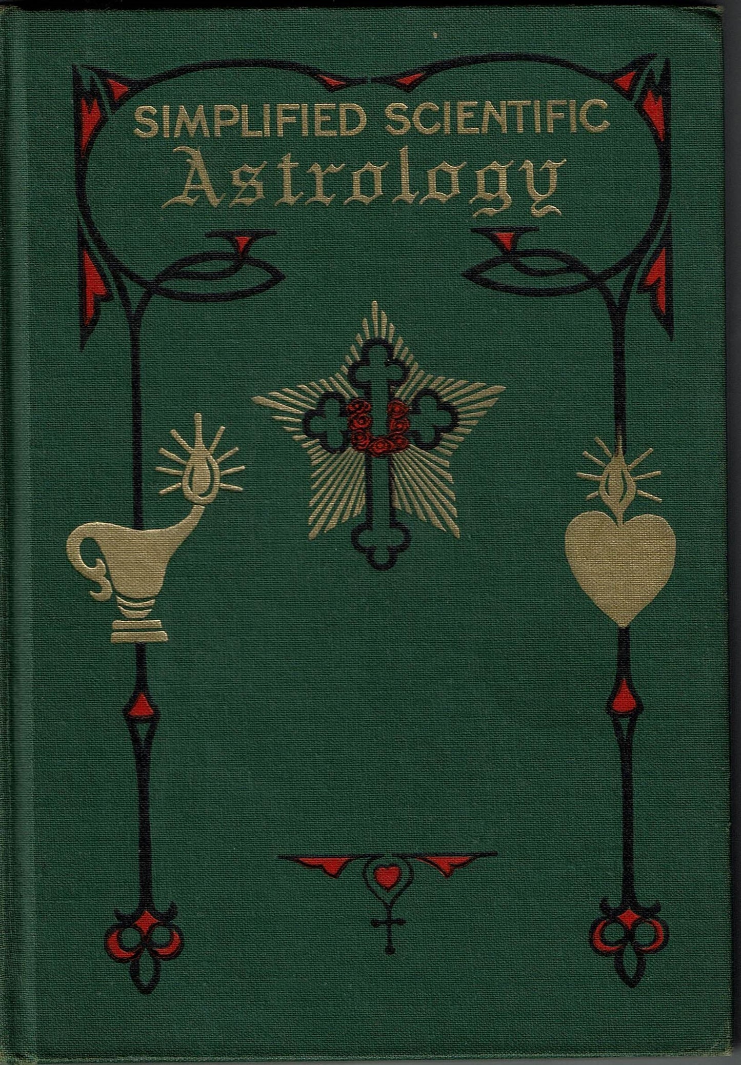 Simplified scientific astrology book cover