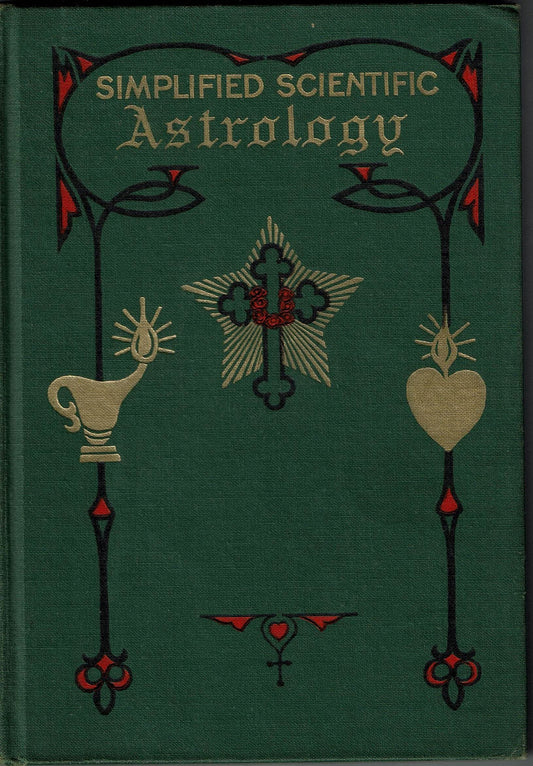 Simplified scientific astrology book cover