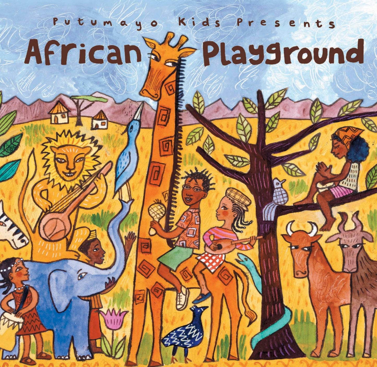 Putumayo Kids African Playground CD book cover