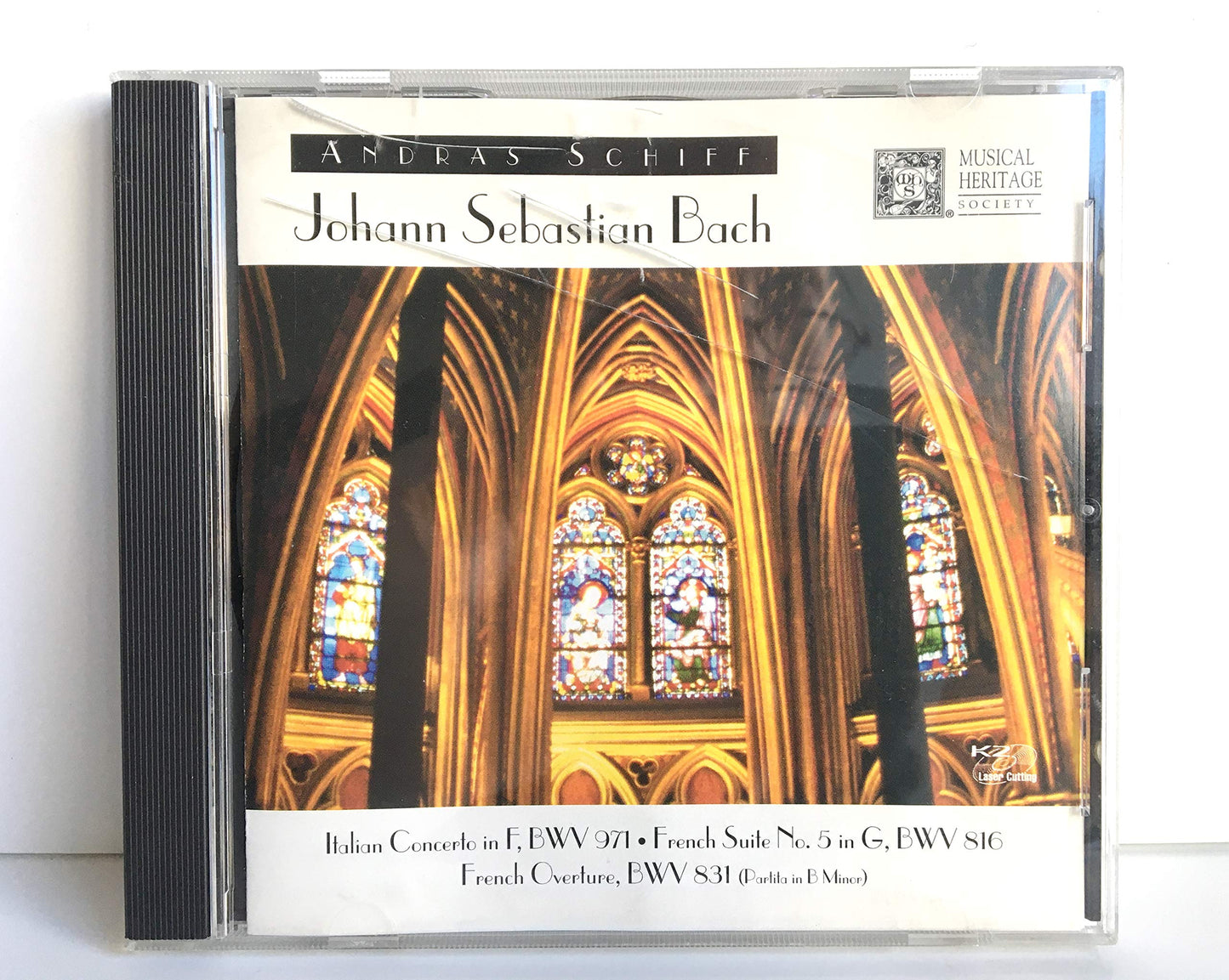 Andra Schiff: Johann Sebastian Bach, Italian Concerto in F, BWV 971, French Suite No. 5 in G, BWV 816, French Overture, BWV 831 (Partita in B Minor), Recorded in Tokyo, 1978 book cover