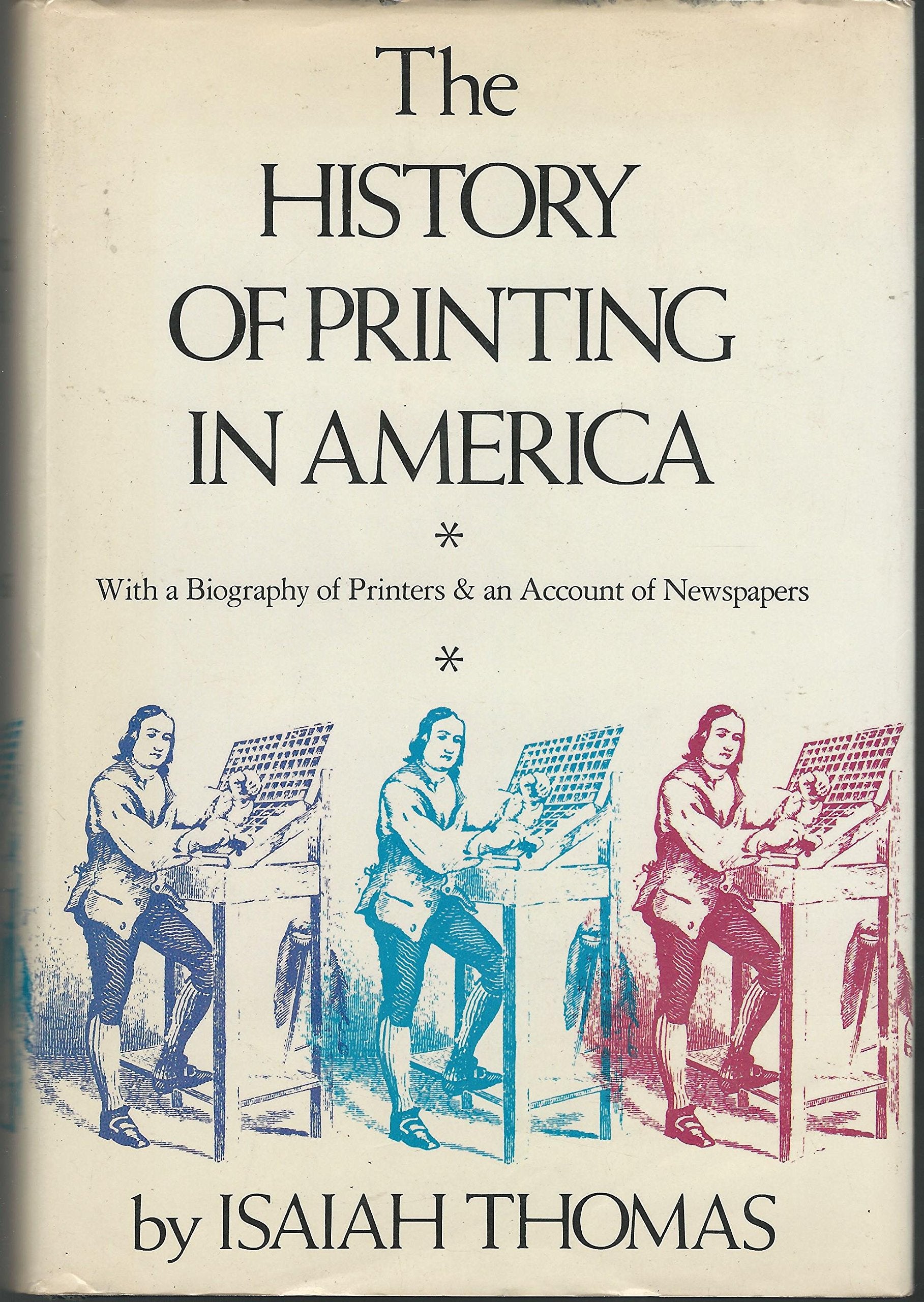 History of Printing in America (Revised) book cover