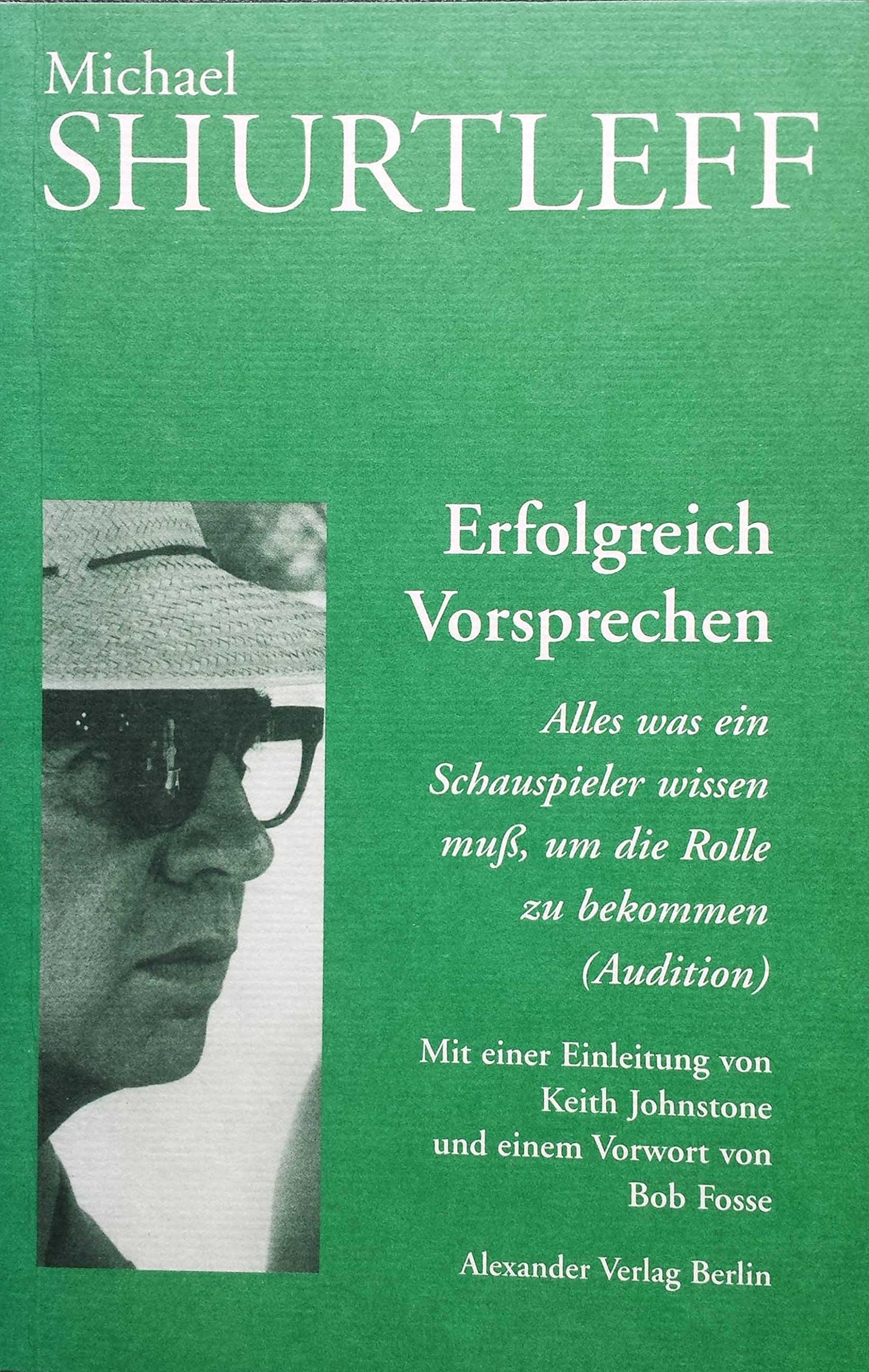 Erfolgreich Vorsprechen - Audition book cover
