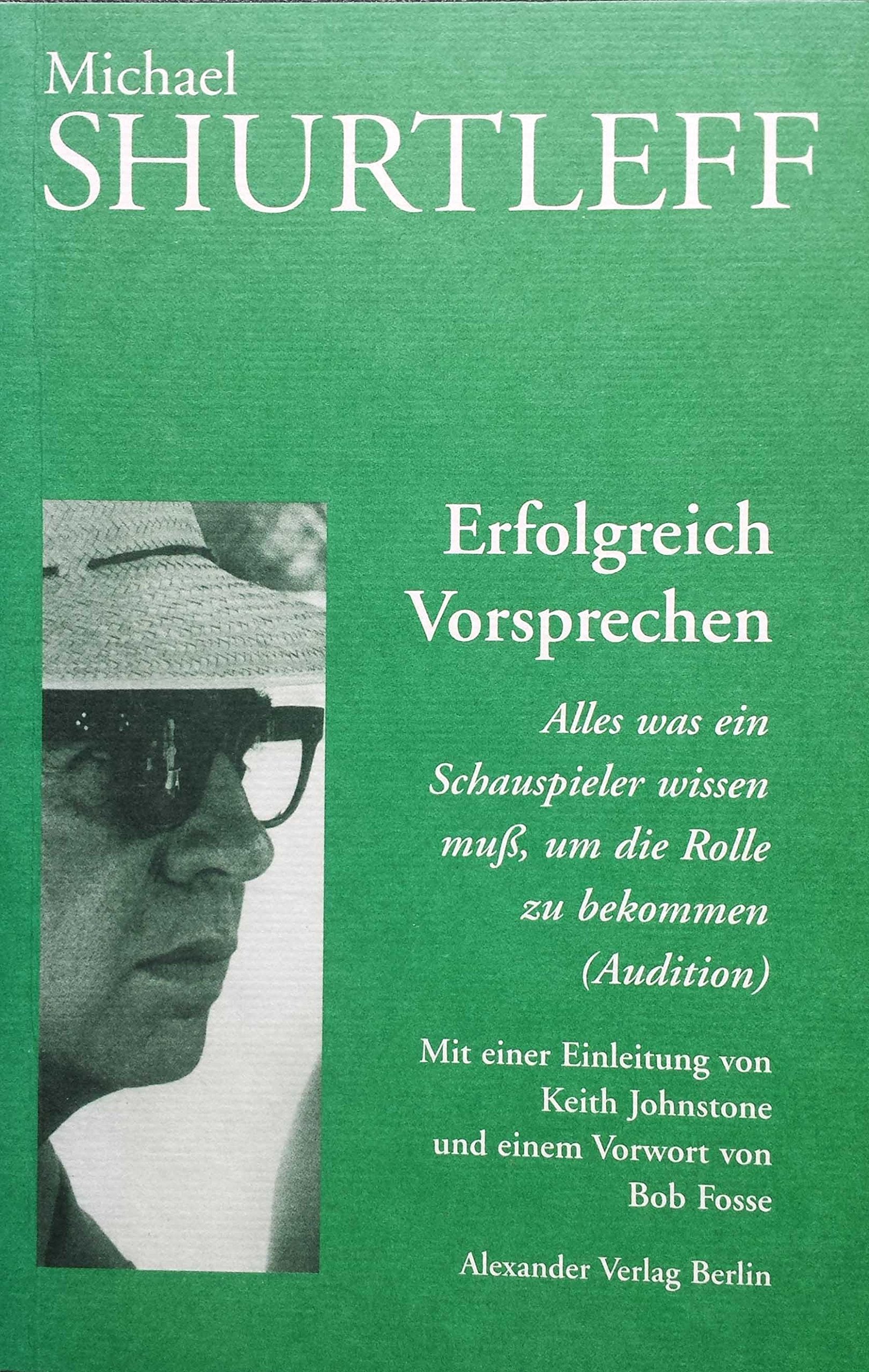 Erfolgreich Vorsprechen - Audition book cover