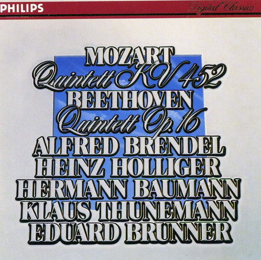 Mozart: Quintet in E Flat, K. 452 for Piano, Oboe, Clarinet, Horn, & Bassoon / Beethoven: Quintet in E Flat, Op. 16 for Piano, Oboe, Clarinet, Horn, & Bassoon book cover