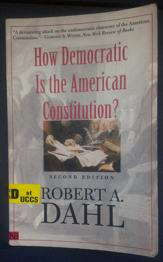 How Democratic Is the American Constitution? book cover