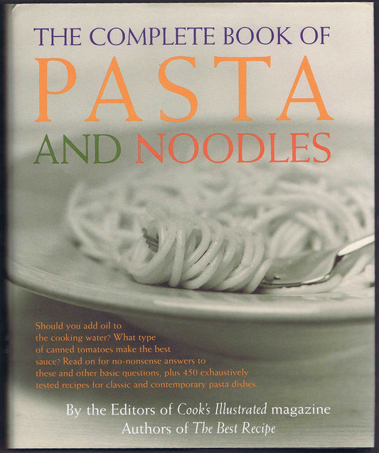 Complete Book of Pasta and Noodles book cover