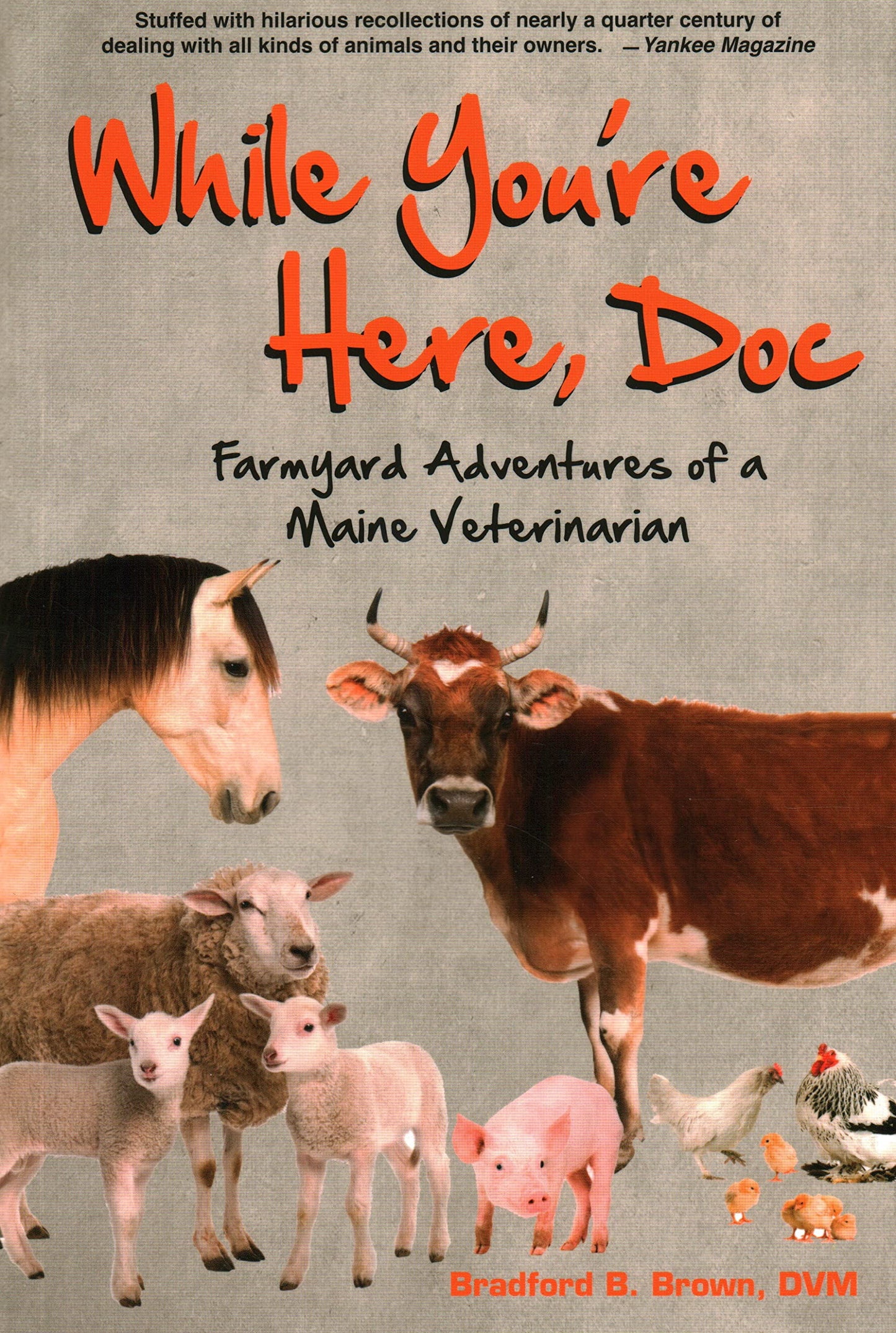 While You're Here, Doc: Farmyard Adventures of a Maine Veterinarian book cover